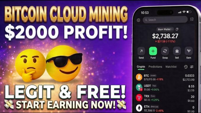 Cloud Mining BTC! How to mine Bitcoin?