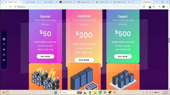 F2HASH Cloud Mining Setup? F2Hash Platform Tour & Dashboard Guide 🌿