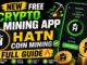 HATN tokens mining full guide ✅ Join this new free crypto mining project | Watch video without skip