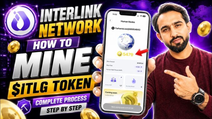 How To Start Mining in InterLink Network | Complete Mining Process 2026 | Earn $ITLG