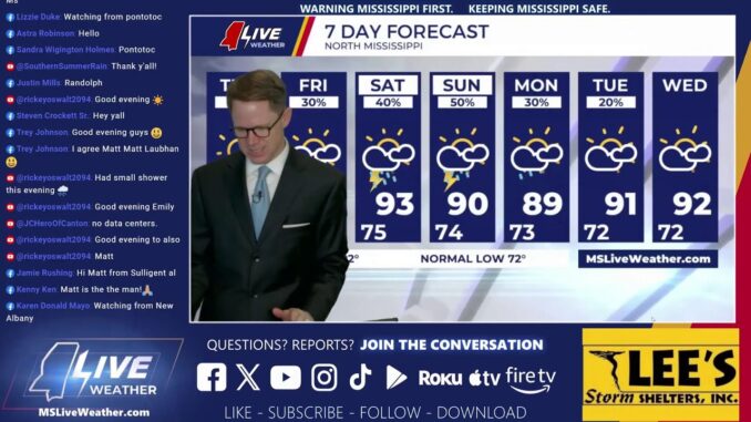 LIVE NOW at 6: Starkville crypto mining ongoing while we get ready for stronger storms on Friday