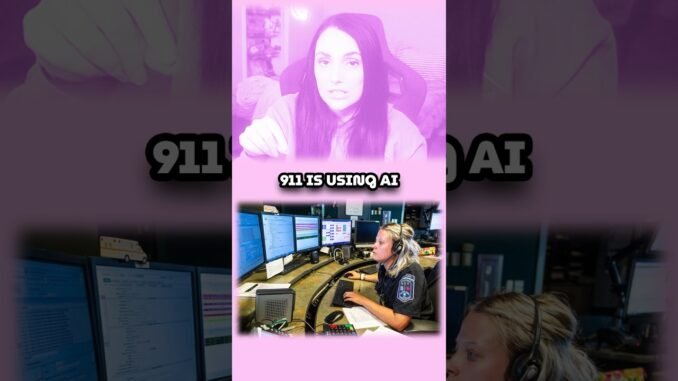 AI is answering some 911 calls now #techgirl #technews #ainews #techtalk #tech #dispatch #ai