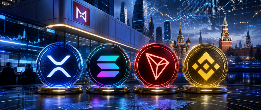 Moscow Exchange Adds XRP, Solana, Tron And BNB To Crypto Index Push