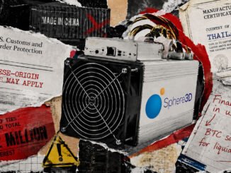 Bitcoin miner Sphere 3D faces $2.2M tariff claim equal to 77% of its cash