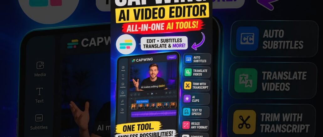 Capwing AI Tutorial 2026 | Complete Beginner Guide 🤯| Set Mind AI