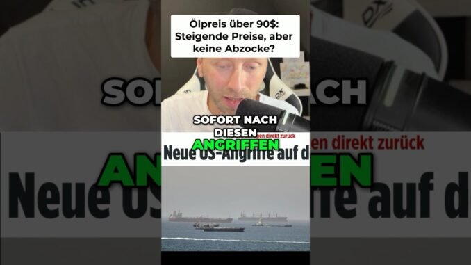 Ölpreis-Schock❗️Angriff treibt Preise über 90 Dollar📈 #crypto #news #ölpreis #wirtschaft