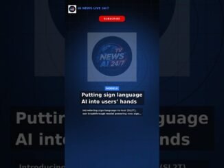Putting sign language AI into users’ hands #Shorts #AI #AINews