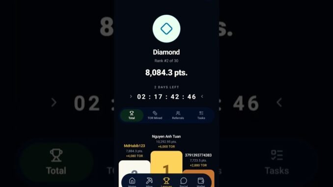 🔥 Torium Network #ToriumNetwork #TOR #Crypto #Mining #web3 #binance #cryptocurrency #cryptoairdrop