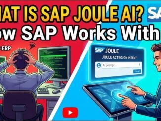 What is SAP Joule AI Explained For Beginners | How SAP Works With AI | SAP Joule Overview & Basics