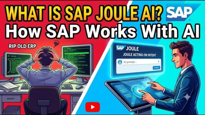 What is SAP Joule AI Explained For Beginners | How SAP Works With AI | SAP Joule Overview & Basics