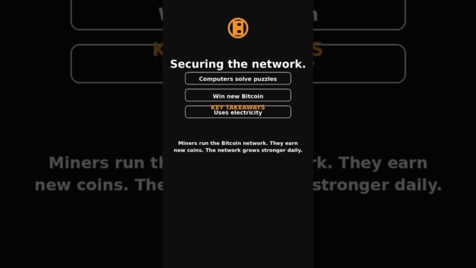 Bitcoin Mining — 60 Sec Guide (SA)