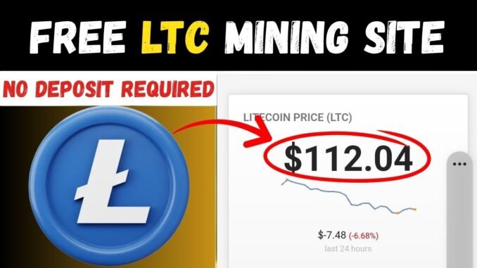 Free LTC Mining Website 2026 🤑 | Crypto Cloud Mining | Crypto Mining Platform