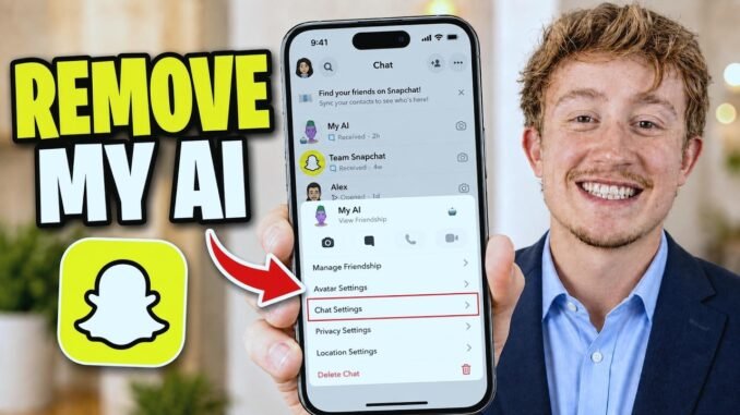 How To Remove My AI From Snapchat - Full Guide