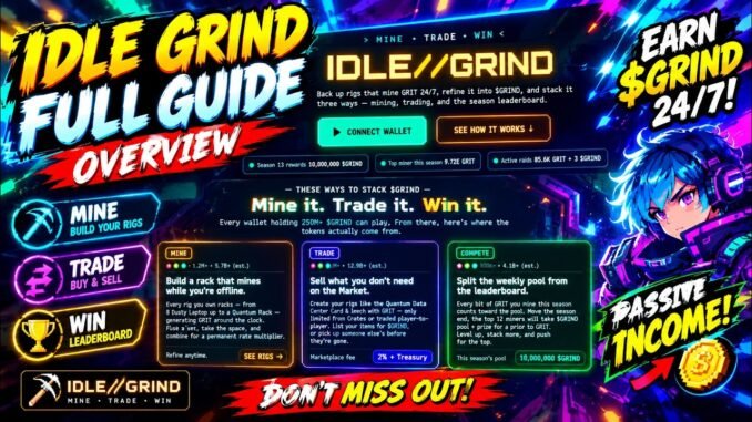 I Tried IDLE GRIND: Gameplay & Beginner's Guide (Tagalog/English)