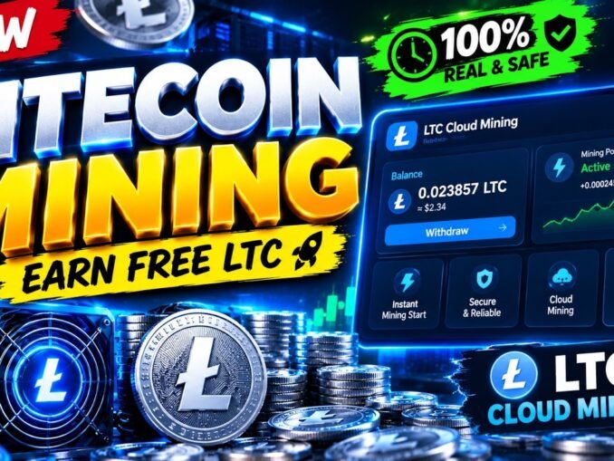 New Litecoin Mining Site 🤑 || Crypto Mining || Cloud Mining || Litecoin Mining || LTC Mining