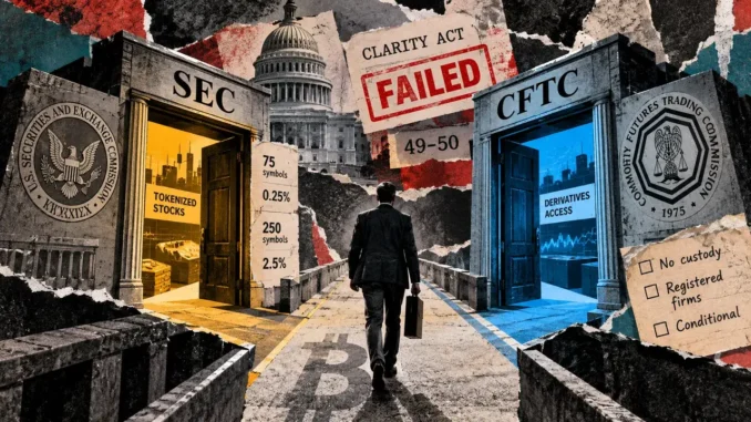 SEC and CFTC crypto relief: tokenized stocks and derivatives