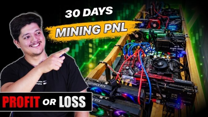 30 Day PNL On GPU Crypto Mining In 2026 🚀 - Profit & Loss 🤯 - PRL Coin Mining PNL 😁