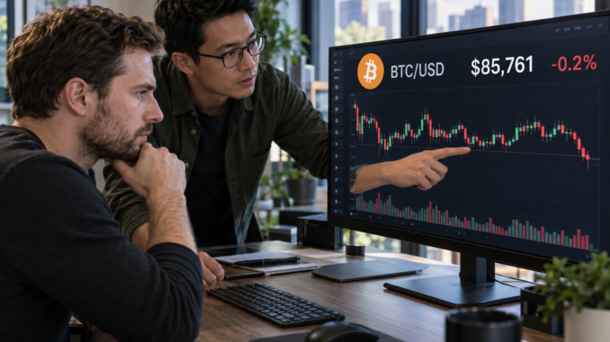 Bitcoin slips below $86k as ETF outflows cap recovery efforts