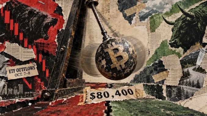 Bitcoin weekend rebound faces $80,400 test after ETF outflows