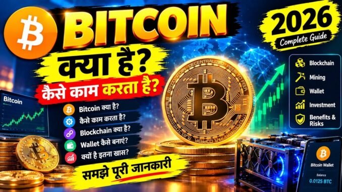 Bitcoin क्या है? 🔥 Bitcoin कैसे काम करता है? | BTC Complete Guide in Hindi 2026