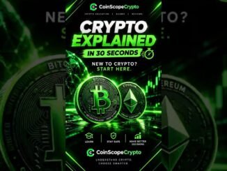Crypto Explained in 30 Seconds 🚀 | Beginner’s Guide #shorts