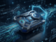 Hardware wallet cryptographic security and cold storage architecture illustration