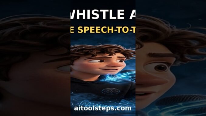 How to Use Whistle AI Speech-to-Text for Beginners (Free Transcription Guide) #shorts
