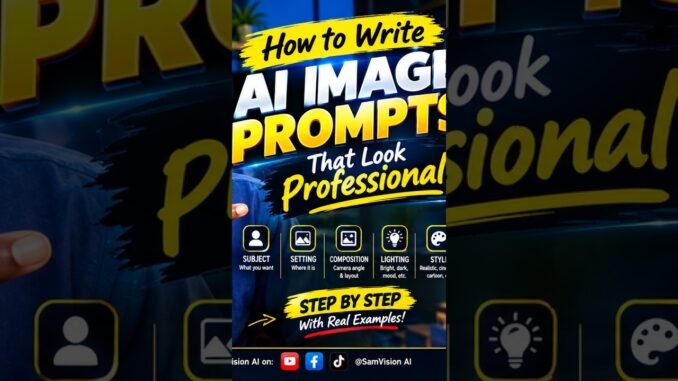 How to Write Powerful AI Image Prompts | Beginner's Guide to AI Image Creation**