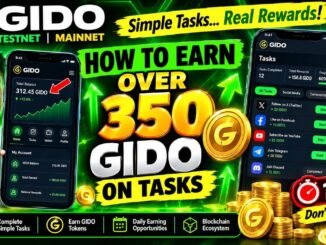 JOIN GIDOCHAIN AIRDROP NOW.../ $2 Usdt per  TOKEN../HOW TO EARN MORE 350+ GIDO Point.. Full Guide