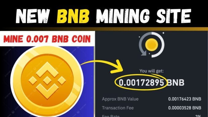 New BNB Mining Website 2026 🤑 | Crypto Cloud Mining | Crypto Mining Platform || Crypto