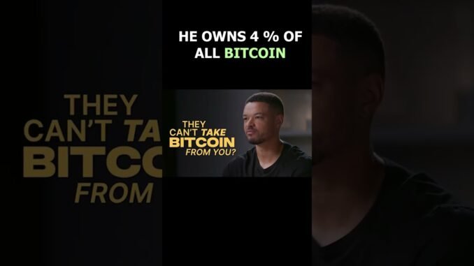 The Man Who Owns 4% of ALL Bitcoin?! 😱₿ #Shorts