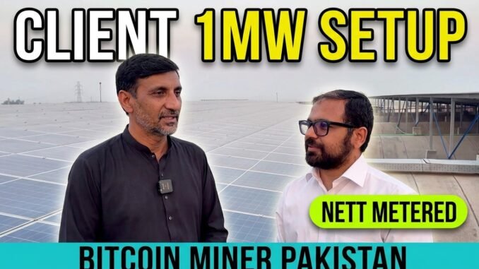 This Is How a Client Is Starting Bitcoin Mining on a 1 Megawatt Solar Plant Right Now
