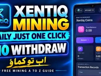 XentiQ Mining App A to Z Guide Account Create, KYC & Daily Mining.